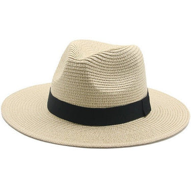 Chapeau En Paille Panama Ruban Noir